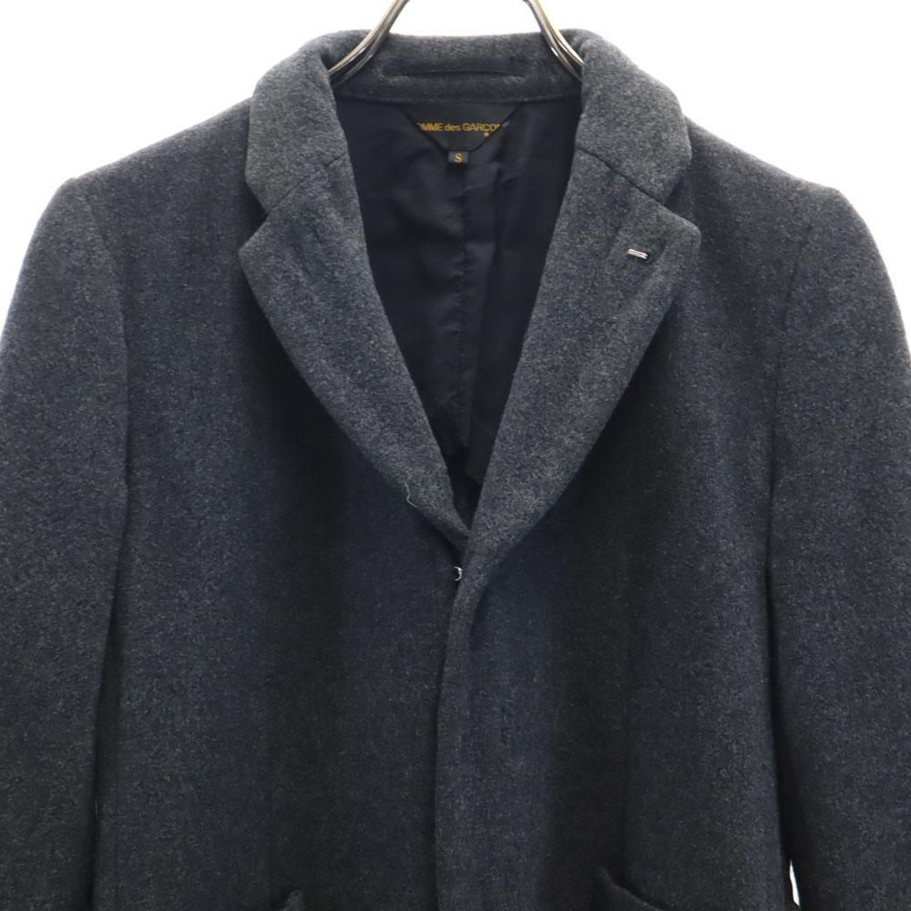 COMME des GARCONS 10AW Made In Japan Wool Blend Long Coat S Gray Women Used