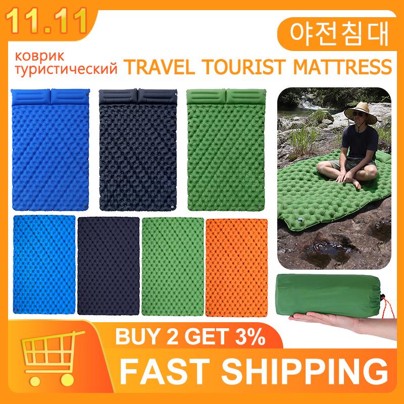 

Надувной коврик для сна на открытом воздухе, надувные матрасы, коврик для кемпинга, мебель, кровать, сверхлегкая подушка, подушка для пешего туризма, треккинга с местом для хранения