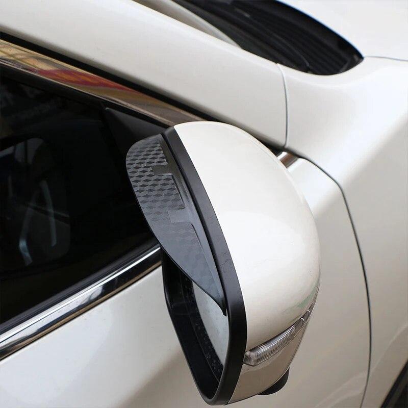 My Good Car capac pentru oglinda retrovizoare din fibră de carbon pentru scut de ploaie autocolant pentru vizor pentru Nissan X-trail XTrail T32 pentru Qashqai J11 Murano
