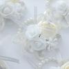 Seidenblumen-Handgelenk-Corsage für Hochzeitszeremonien Handgemacht Braut Brautjungfer Fotografie Handgelenkblume Hochzeitsaccessoire