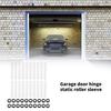 20 Set Precisions Garage Door Rollers Easy Installation ABS Door Hinge Rollers Upgrades for Smooth & Quiet Performances