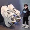 Students Sneakers Thick Soft Sole 2024 Autumn New Fashion Kids Running Shoes Fashion Versatile Boys Girls Sports Shoes Non-slip