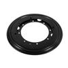 Heavy Duty Round Galvanized Lazy Susan Turntable Bearing Rotating Swivel Plate (9" Black)
