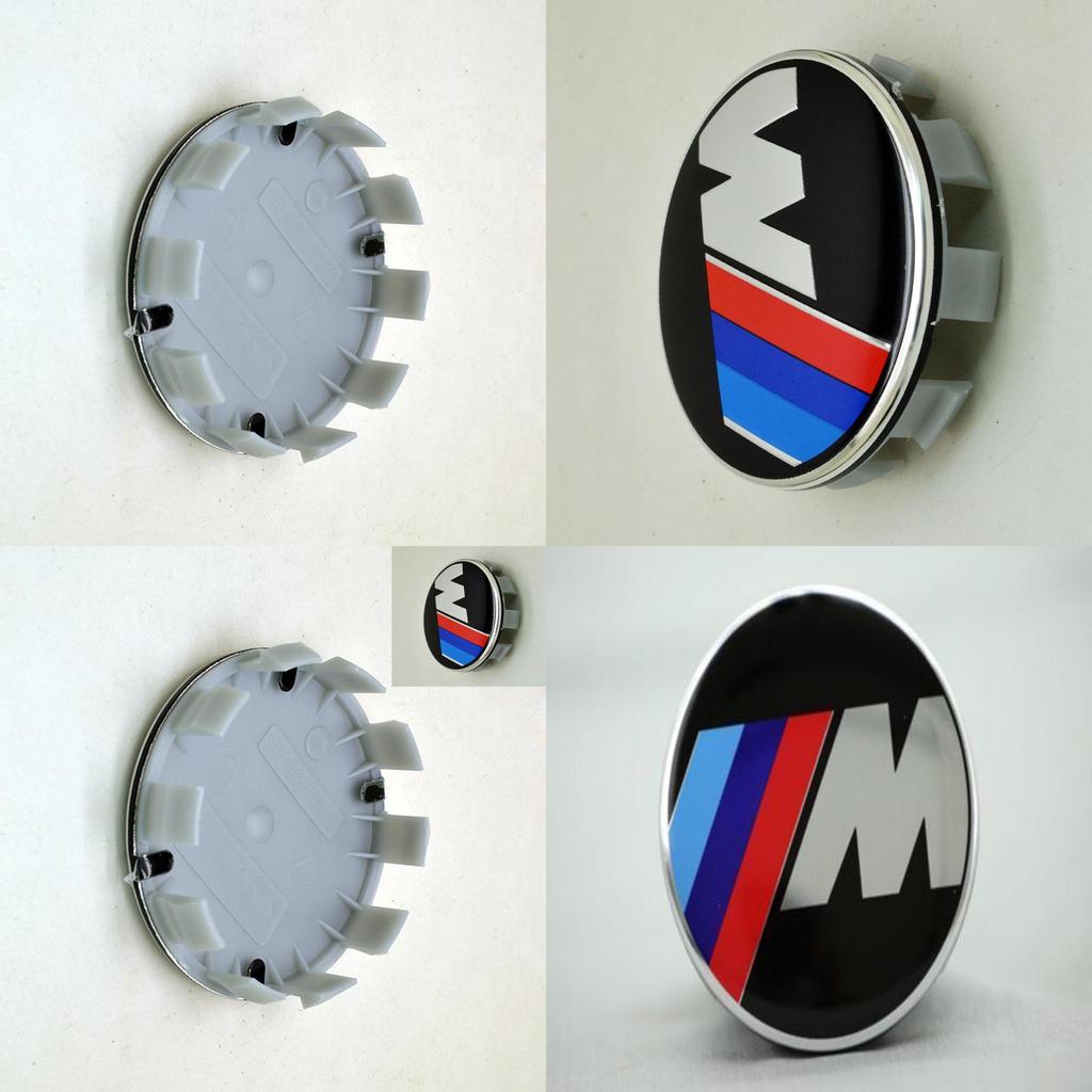 Bmw M Series Wheel Cap Power Logo Black Center Cover Hub Emblem 68mm Top Quality