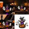 Indoor Character Lamp with USB Cable, Molded Display Form, and Tree Center Light for Shelf, Desk, and Side Table Use, 17.5 x 11 x 15.5 cm