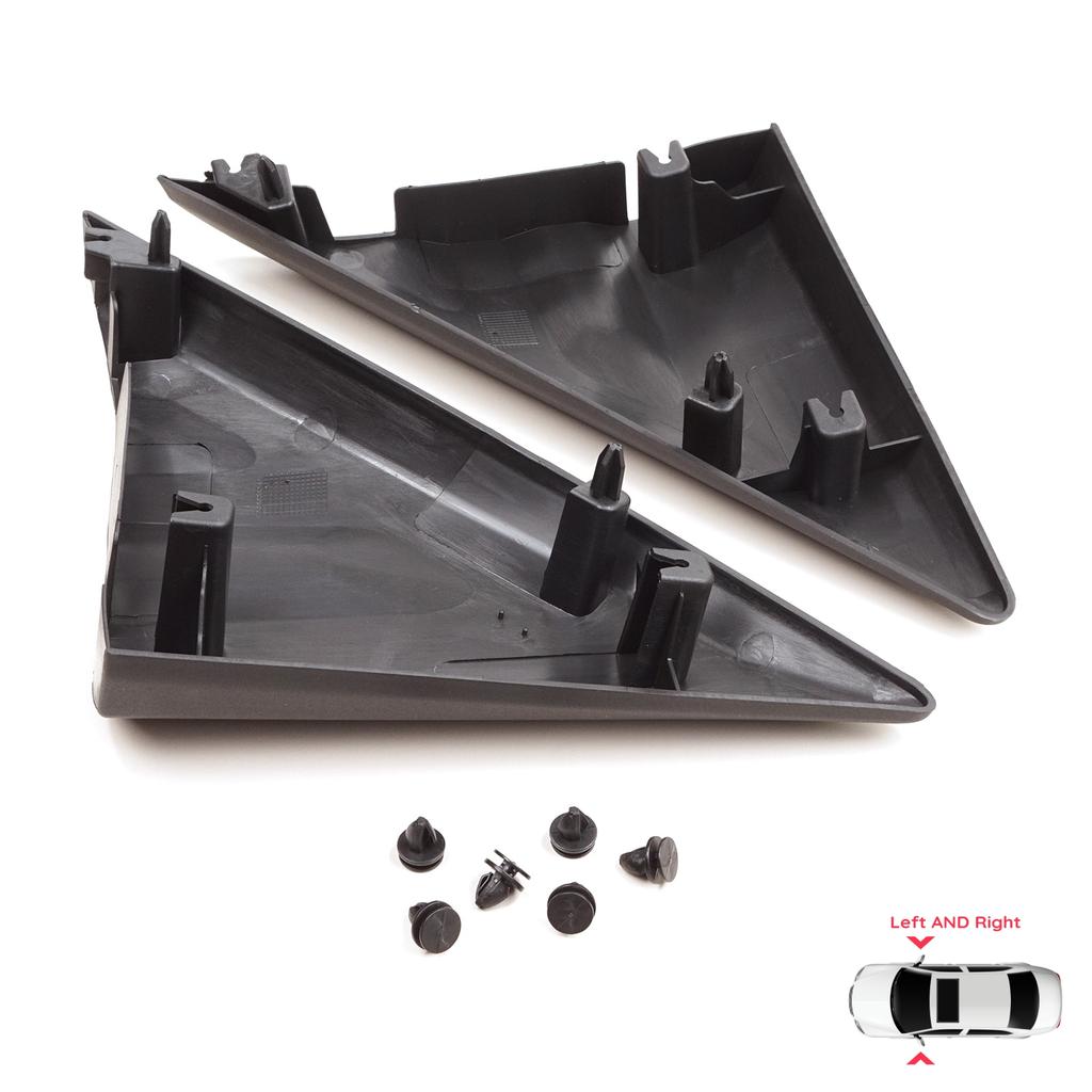 ESP1221 Side View Mirror Door Triangle Fender Trim Cover Set for Ford Transit MK8 T18 V363 2013-2024 2016818 2016819