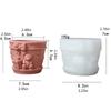 Creative Bear Silicone Mold For Resin Jewelry Making Easy Demolding Miniature Planter And Decorative Items Mould