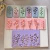 Soft Clay Leaf Mold Set with Nonstick Plastic Texture Handmade Earrings Molds for Effortless Jewelry Making and Crafts