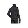 adidas Logo Stripe Zip-Up Stand Collar Long Sleeve Jacket Men Jacket Black JI8816
