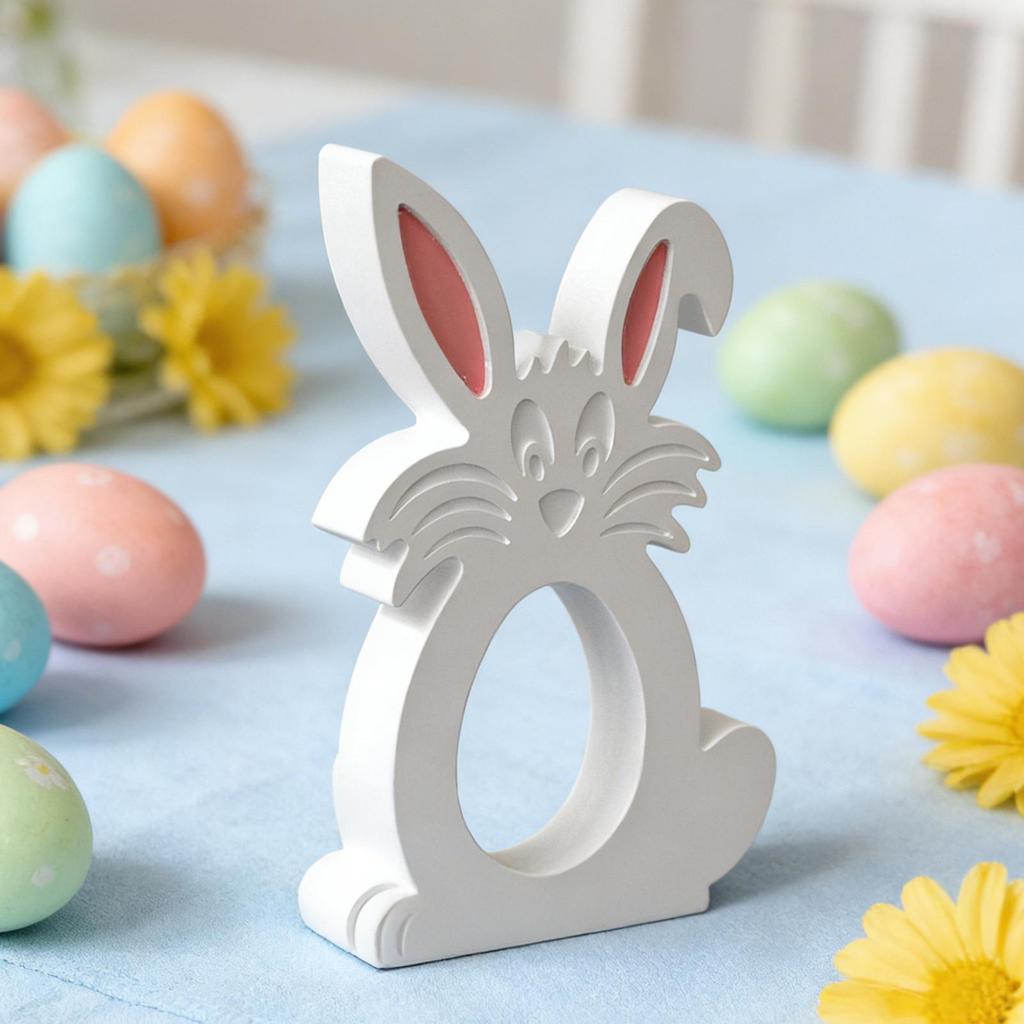 Easter Bunny Silicone Mold Hollow Folded Ear Bunny Plaster Mold Easter Bunny DIY Mold Making Candies Crafting Molds Ornaments