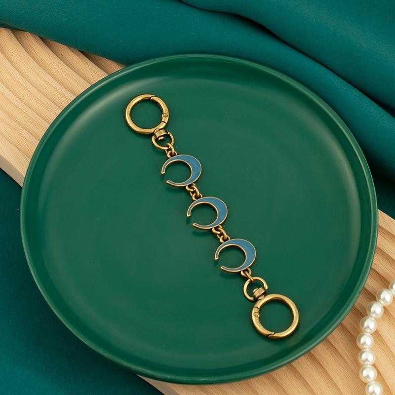 Bag Extension Chain Pearl Metal Accessories Love Buckle With One Shoulder Mahjong Armpit China-Chic Style