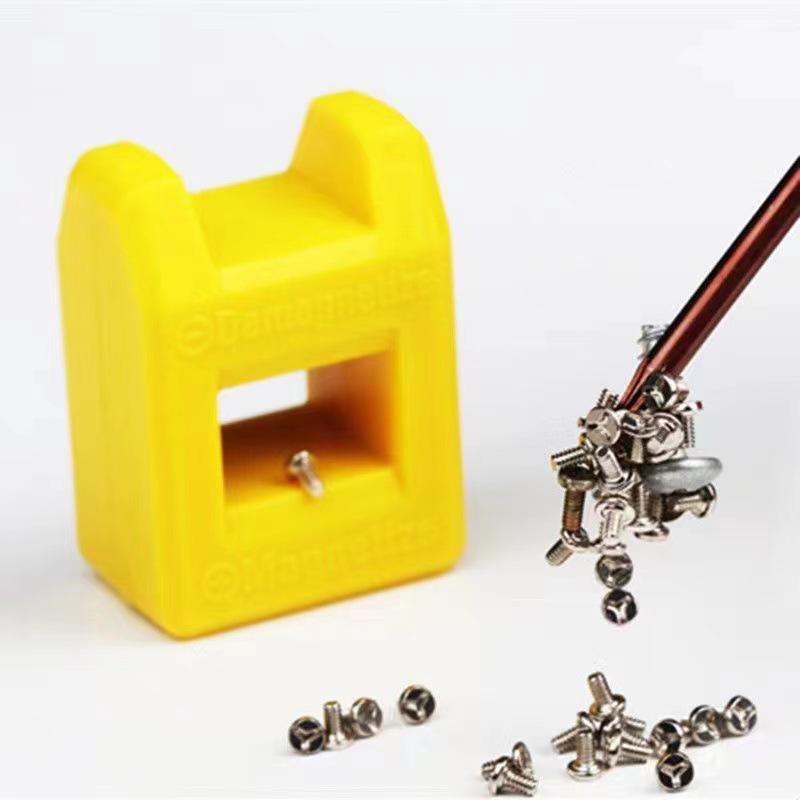 Magnetic Screwdriver Set with Charger, Demagnetizer, and Bit Attachments