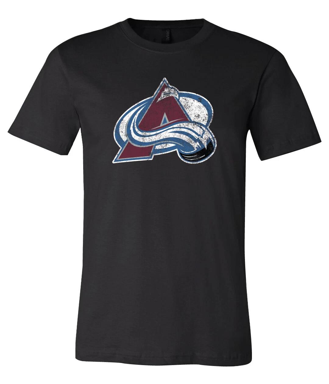 

Футболка з потертим логотипом Colorado Avalanche S-6XL Відстеження!! 3XL