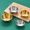 Metal Salad Bowls Restaurant Seasoning Bowl Food Container Noodles Bowl Condiment Container for Camping, Hiking, Picnic