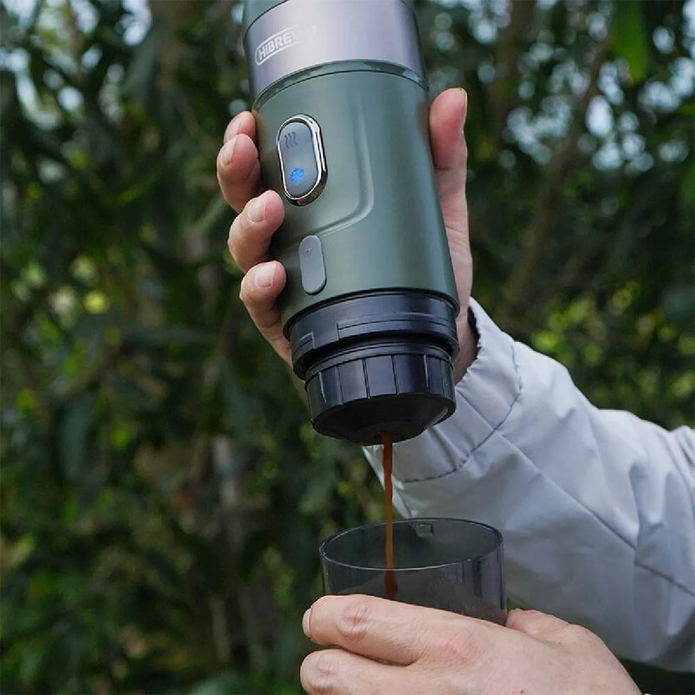 Wireless Electric Portable Coffee Machine HiBREW 15Bar Hot And Cold Brew Coffee Machines Green H4B