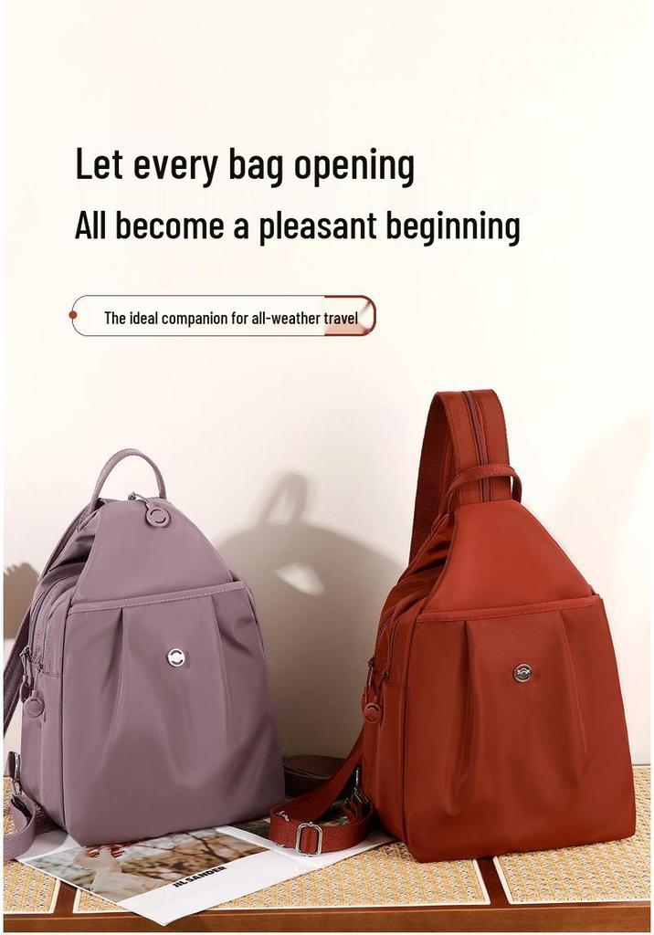 Women's Multifunctional Crossbody Backpack: Fashionable, Large-Capacity Travel and Outdoor Bag