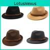 Sombrero Clásico de Fieltro de Lana Para Hombres y Mujeres Protección Solar de Verano Estilo Formal