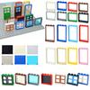 City Window Building Blocks MOC House Door Frame Glass Bricks Parts Compatible 60594  60616 60621 60596 MOC Educational Parts Fo