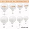6-48Pcs Hanging Hot Air Balloon Paper Lanterns DIY Party Decorations 8-16inch White Paper Lantern for Wedding Baby Shower Party