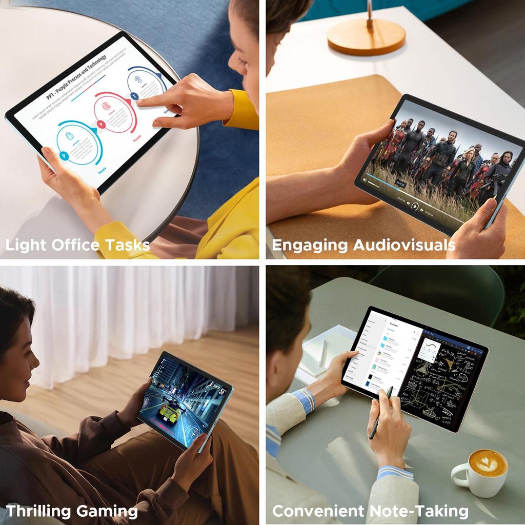 DOOGEE Tab E3+ Android 16 Tablets, 2.4K AI Tablets, Tablet With SIM Card Slot, Helio G100 Octa-Core, 90 Hz Gaming Tablet, 32GB+256GB/2TB, 8800mAh