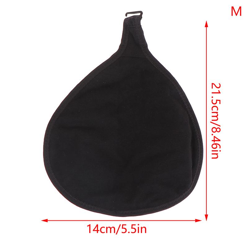 Portable Soft Breathable Cotton Breast Prosthesis Protective Pocket Hook Case For Mastectomy Fake Breast Care Bags