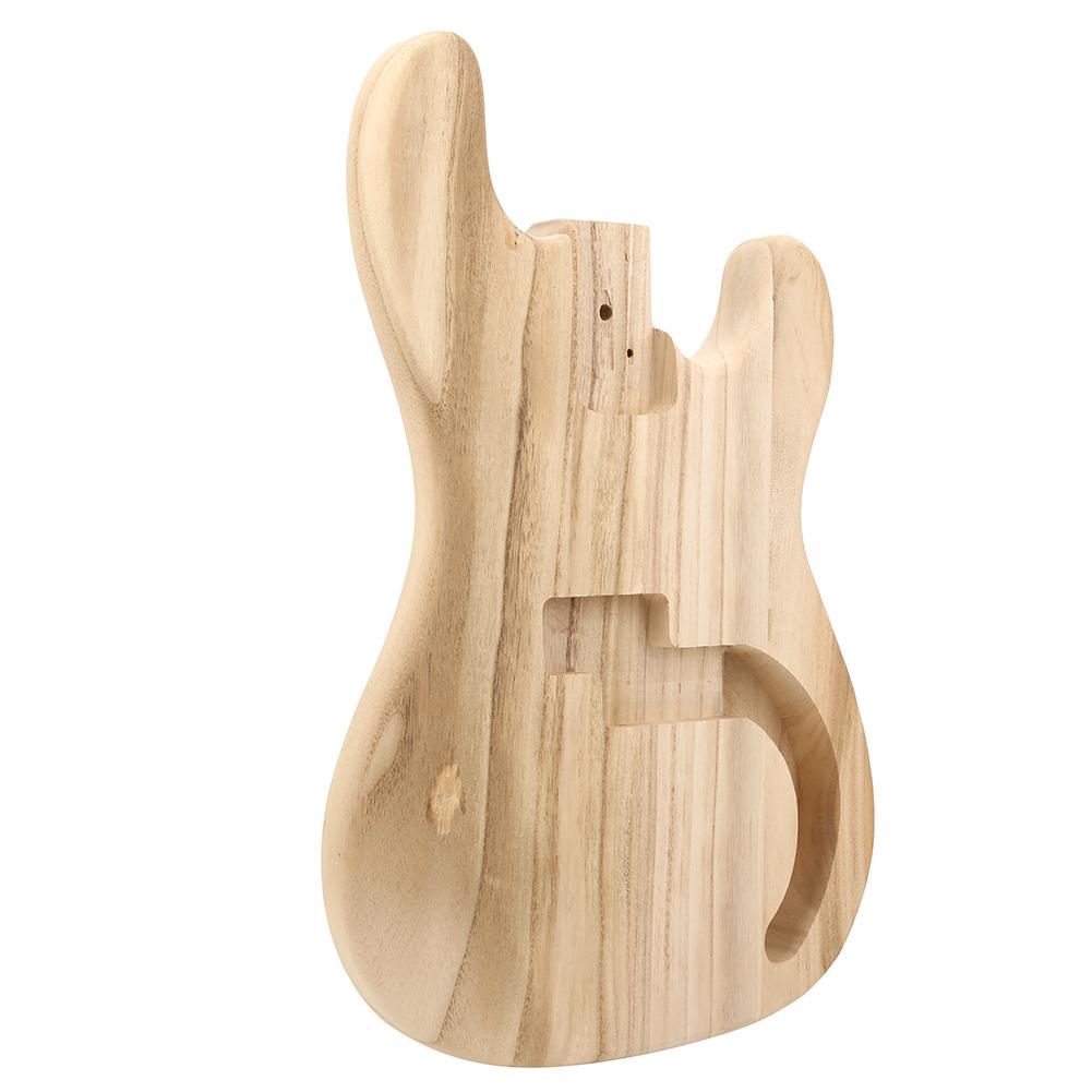 Bass Body Unfinished Guitar Barrel for PB Style Maple DIY Electric Guitar Parts Accessories