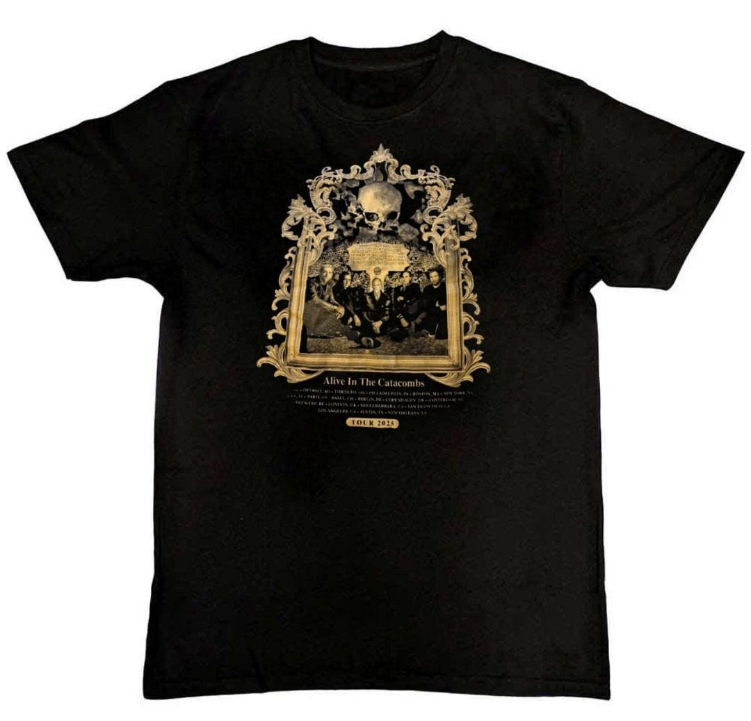 2025 Queens Of The Stone Age Catacombs Tour T-Shirt S