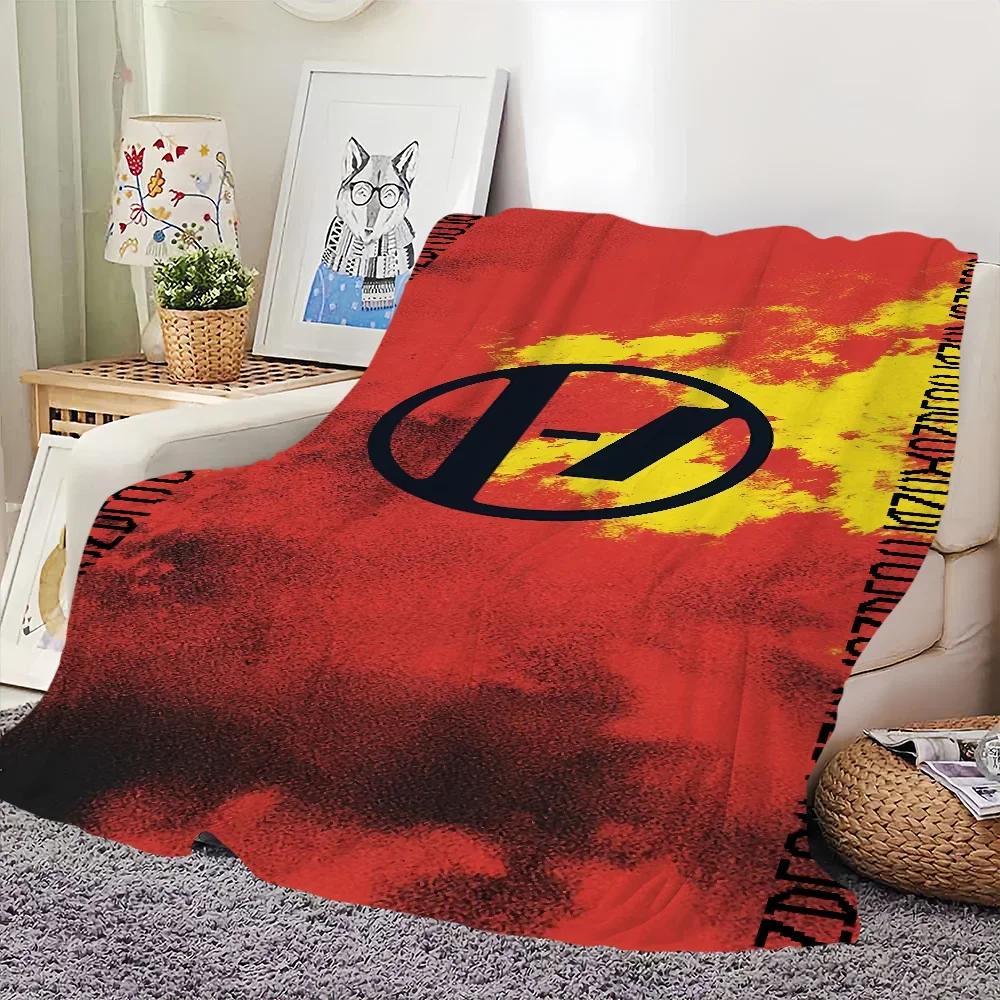 Band T-Twenty One P-Pilots Clancy Printed comfortable sofa living room bedroom Plush blanket suitable for home travel and gifts