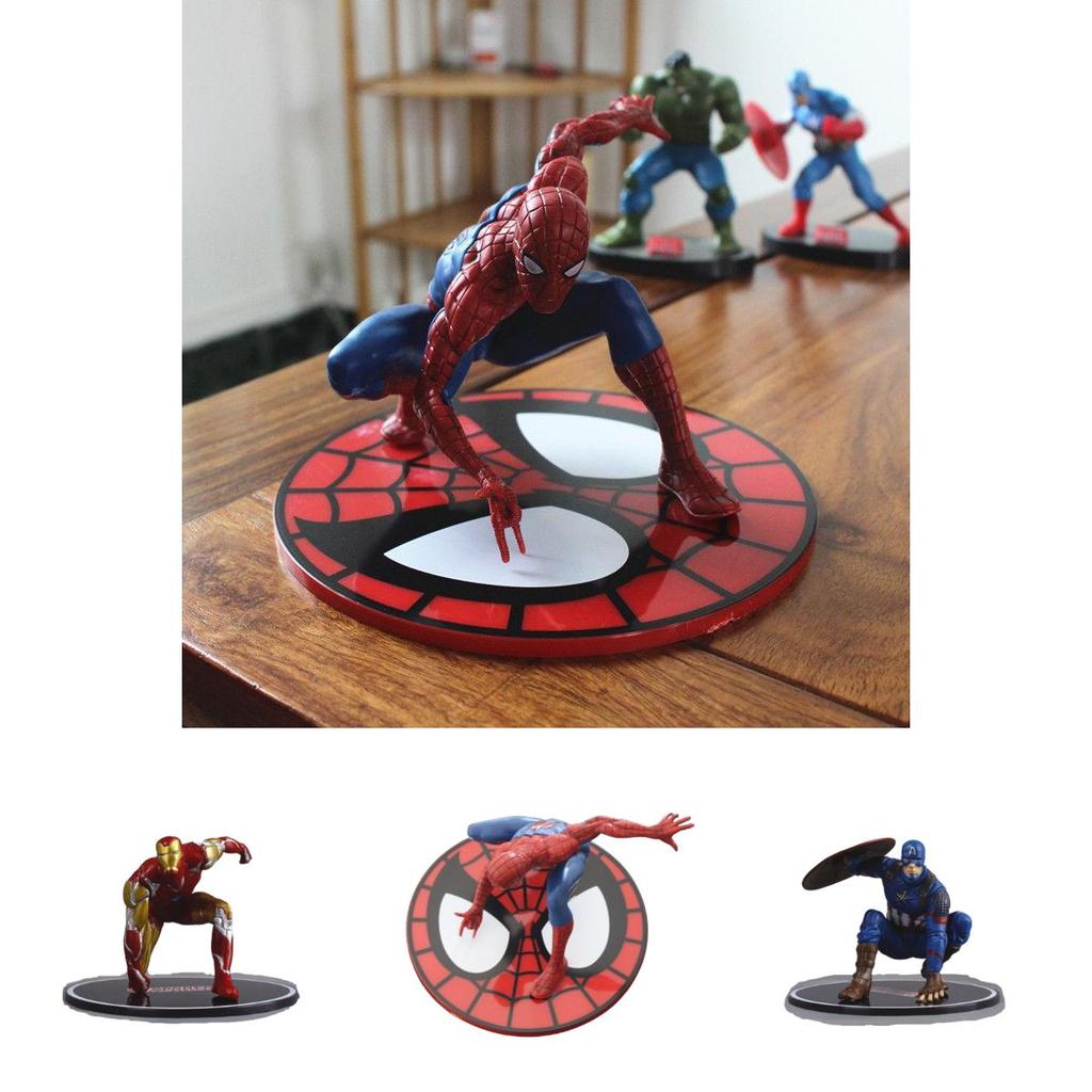 Marvel Avengers Doll Action Figure Toys Set For Kids Ironman Spiderman Hulk Captain America