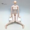 Highly Articulated Doll Body 1/6 Scale with 3 Neck Adapters, 9.8-Inch Blank Action Figure PVC Flexible Joint, Miniature Female for Custom
