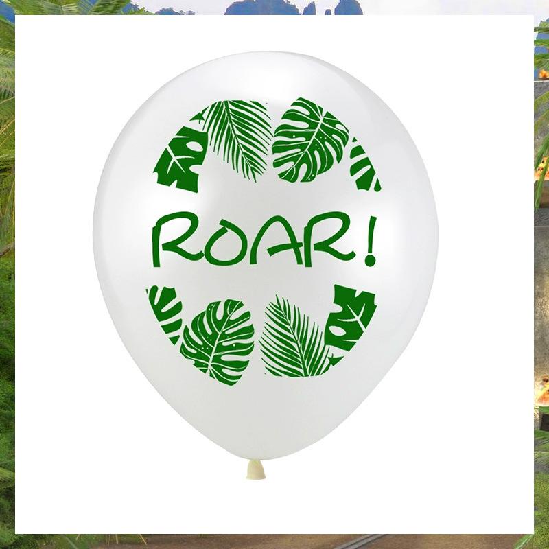 12 Inch Dinosaur Theme Balloon Children'S Birthday Party Decoration Roar Dinosaur Latex Balloon Set