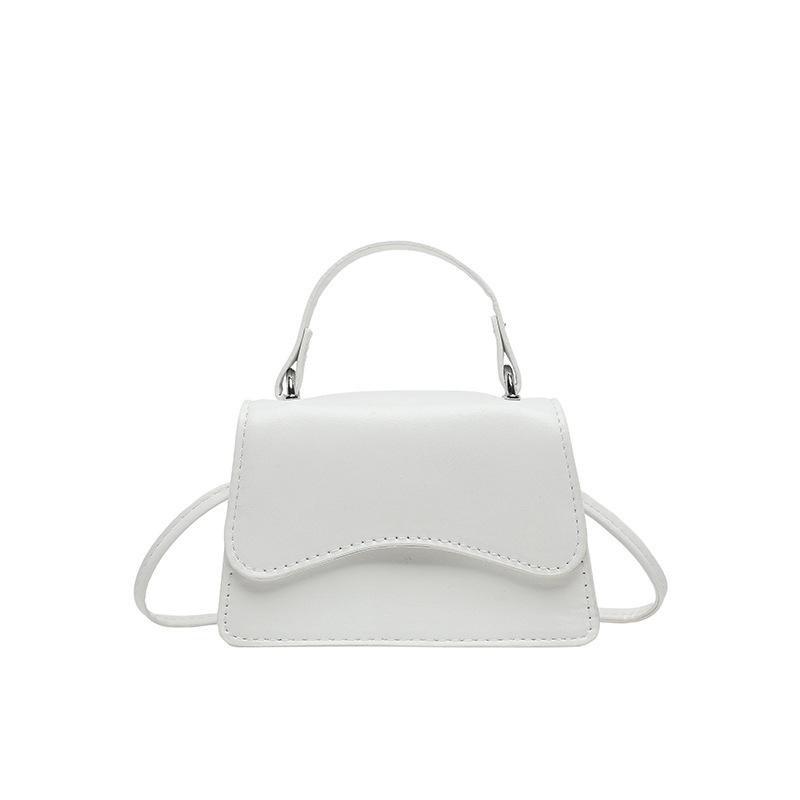Solid color candy color fashionable retro small square bag women's niche design versatile personality casual senior messenger bag