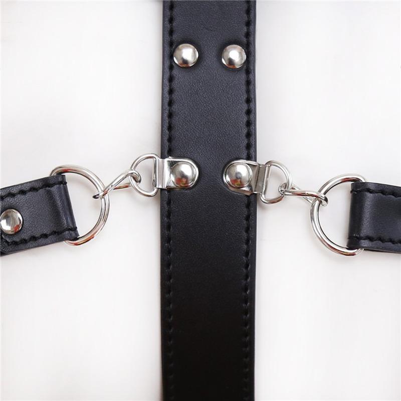 BDSM  Bondage Sexy Costume Sex Toys Slave Training Leather Sub Chastity Pants Penis Cage Underwear