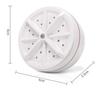 Compact Portable Electric Washing Machine for Travel & Dorms