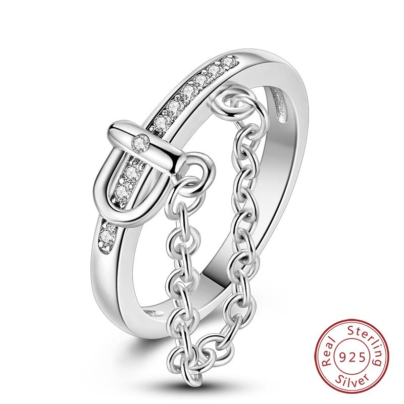 925 Silver Heart Shaped Infinite Minimalist Rings Hollow Celtic Knot Rings For Women Elegant Engagement Wedding Jewelry