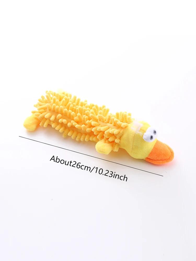 

The dog can t chew through the self-amusing pet plush toy mop hair dental chew squeaky toy.