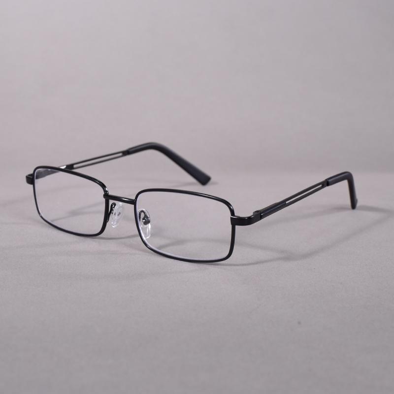 Anti Blue Light Reading Glasses For Men Metal Big Frame Readers Magnifier Presbyopia Lens Eyewear Diopter +1.00+150+200