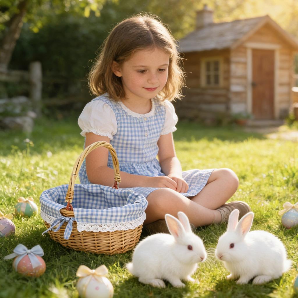 Woven Basket, Handcrafted Storage Basket With Handles And Linen, Multifunctional Bread And Fruit Container, Ideal For Family Gatherings
