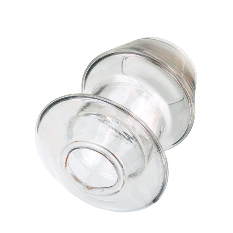 VaHppy Skleněná trubice pro nahlédnutí do vagíny duté sklenice na víno Průhledné Dva konce vedou k S/M/L SM BDSM Sexuální hračky Produkty pro dospělé