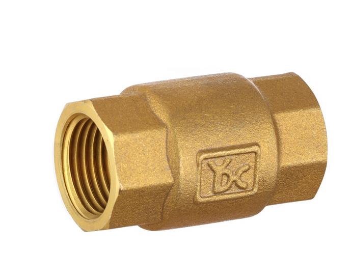 Yongdexin 410 Brass Vertical Check Valve, One-Way Non-Return Valve DN15 DN20 DN25