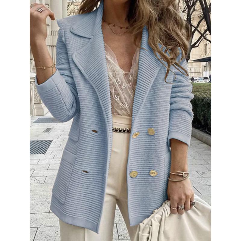 Women Casual Long Sleeve Corduroy Jacket Outerwear For Daily Wear