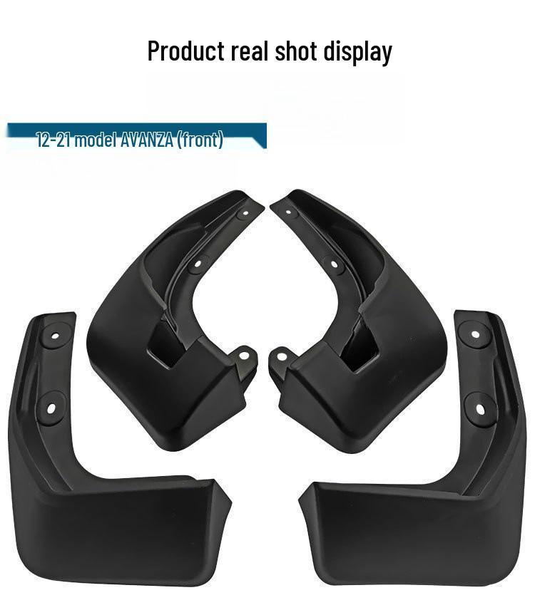Toyota Avanza 2012-2021 Tire Mud Flaps - Cross-border Modification Mudguards