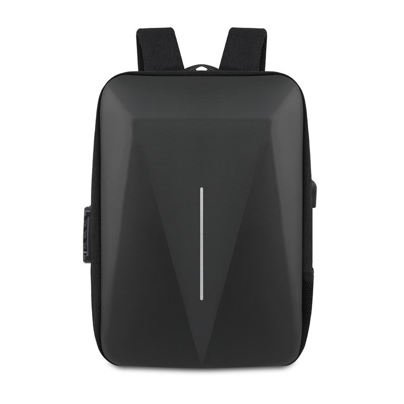 Men s Anti-Theft Hard Shell Backpack - Large Capacity Travel & Business Laptop Bag