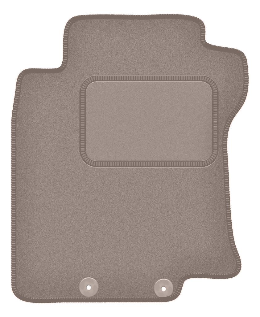 Beige driver's mat for: Nissan X-Trail III T32 7 seats (2014-2017)