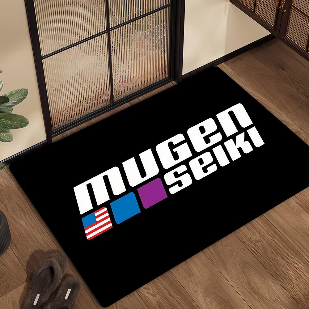 Fashion Cool M-Mugen Seiki Door Mat Bath Microfiber Decorative Versatile Flannel Floor Mat Quick Dry Absorbent Non-slip Sole