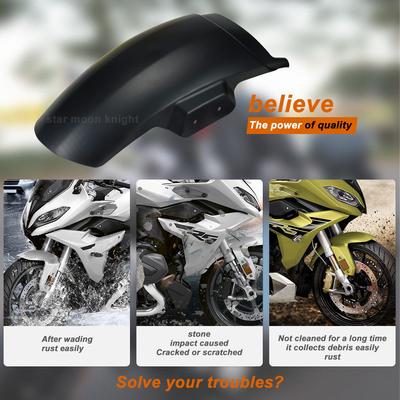 Motorcycle Fender Extension For BMW R1250RS (2019-) R1200RS (2015-2018) R 1250 1200 RS Front Wheel Mudguard Splash Guard