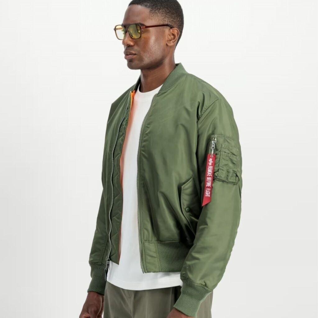 Зимняя куртка Alpha Industries MA-1 Heritage (100101) sage green (100101-01)