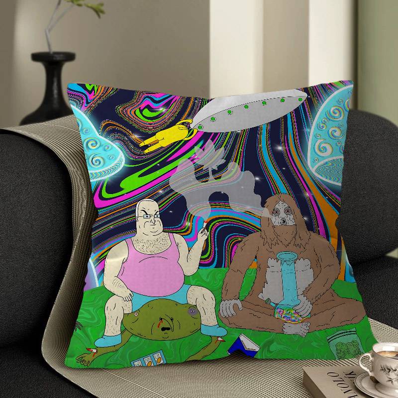 Cartoon The Big Lez Show Pillow Cover Sofa Cushion Cover Home Room Decoration Children Gift