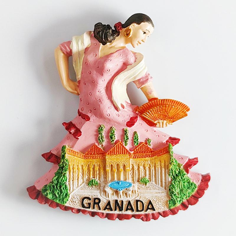 Spain Fridge Stickers Santo Domingo de la Calzada Travelling Souvenirs Plaza De Toros San Sebastian Fridge Magnets Wedding Gifts