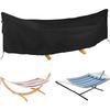 Hammock Rain Cover 420D Oxford Heavy Duty Hammock Stand Cover Waterproof Dustproof UV Protection Outdoor Swing Chair Cover